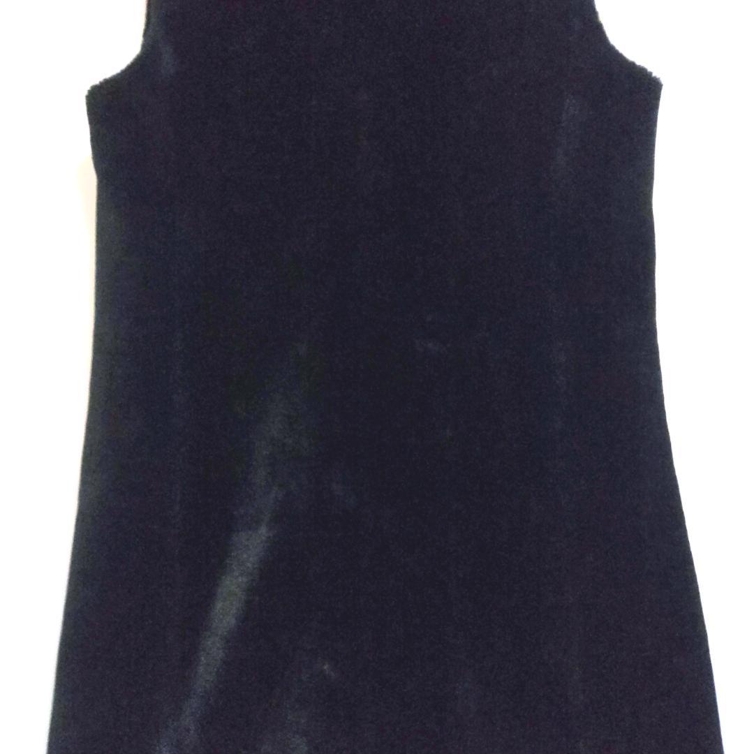 【極美品】PLST (プラステ) ロング丈 エコファーベスト ジレ M 黒