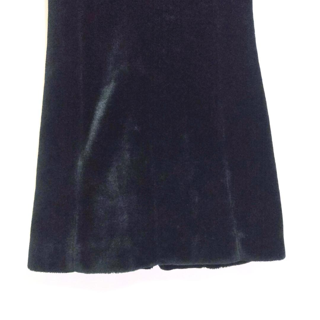 【極美品】PLST (プラステ) ロング丈 エコファーベスト ジレ M 黒