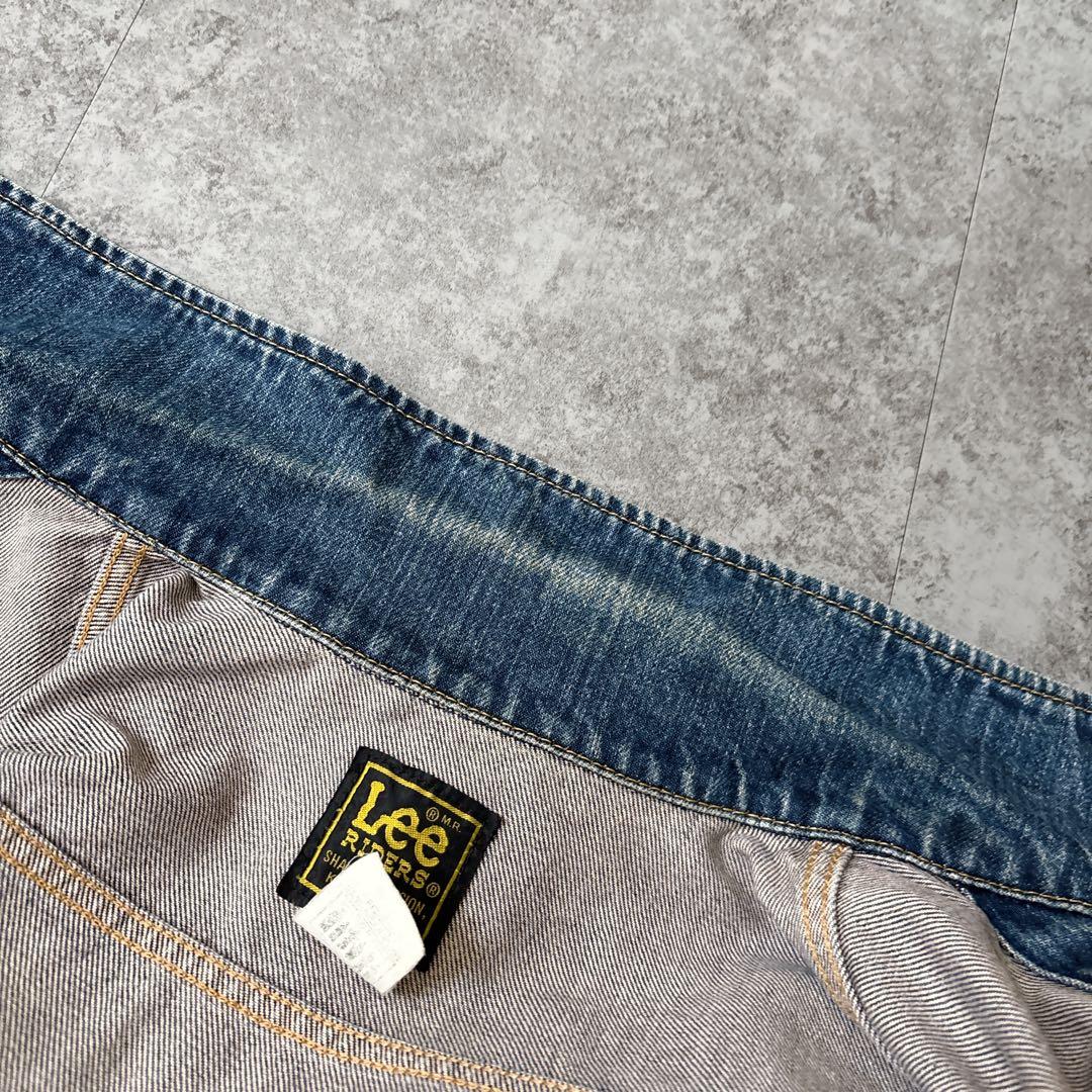 90s Lee リー 0424 101J 復刻 デニムジャケット Ｌ