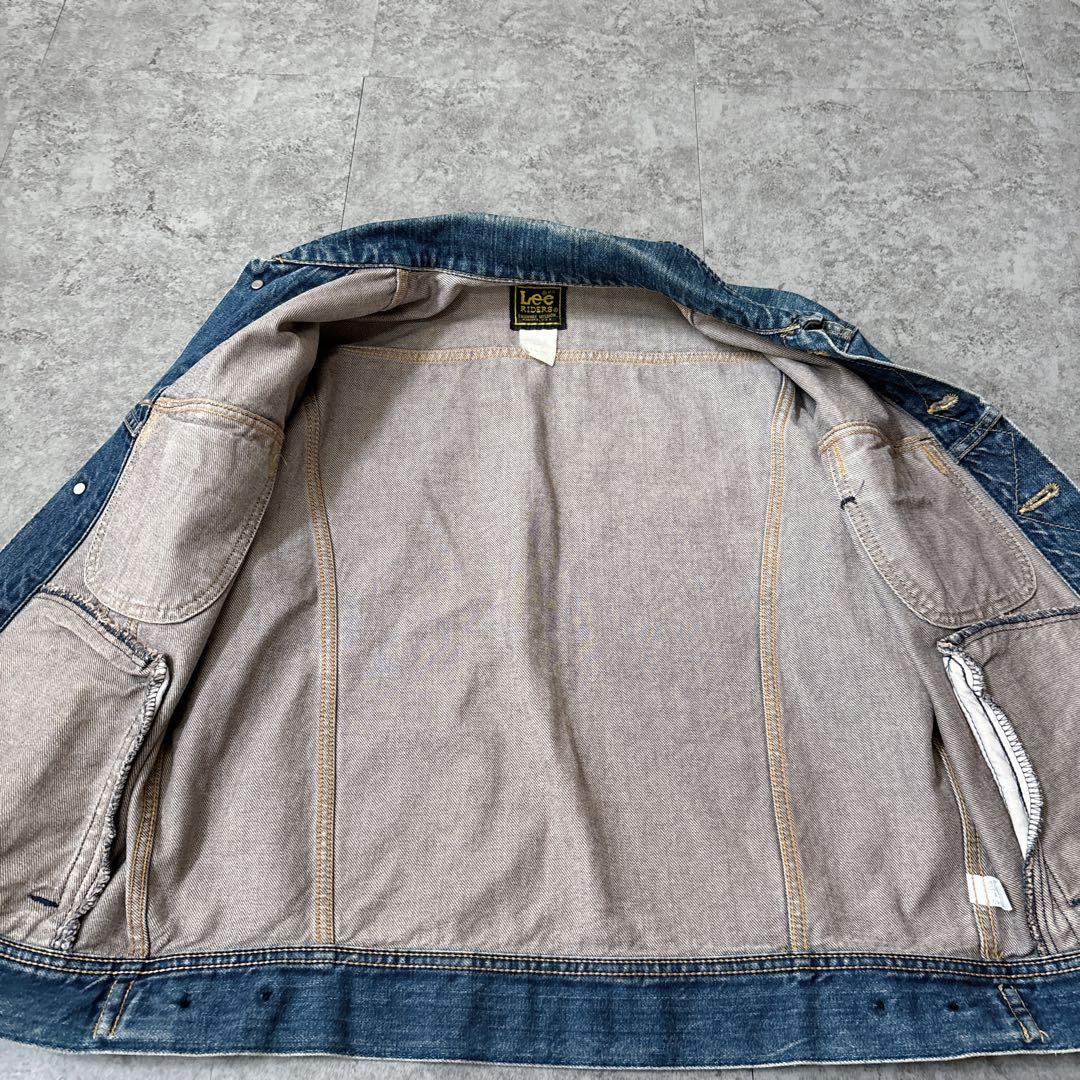 90s Lee リー 0424 101J 復刻 デニムジャケット Ｌ