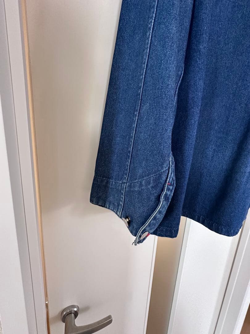 デニムジャケット90's STUSSY blue denim coverall