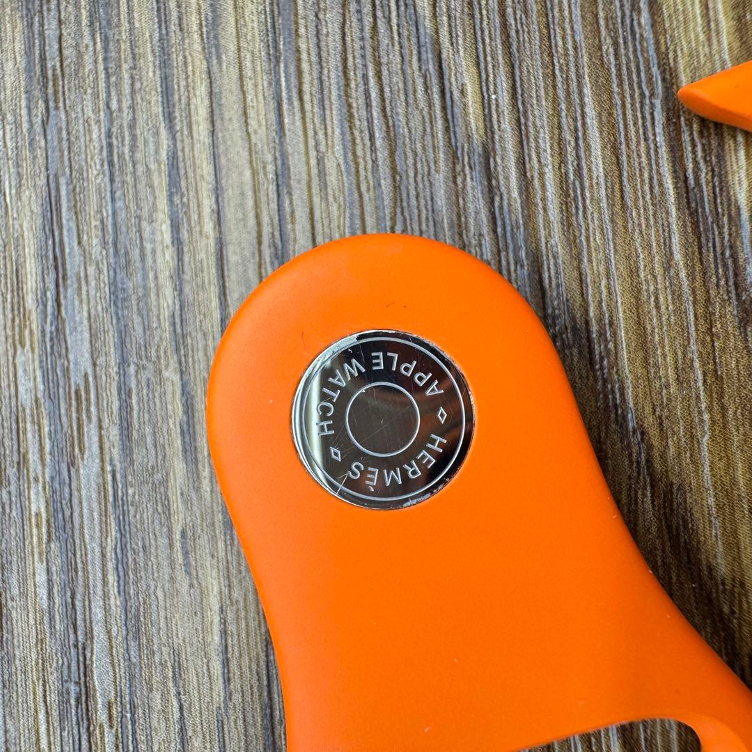 2231 Apple Watch エルメス　オレンジ　ラバー　シリコン　スポーツ