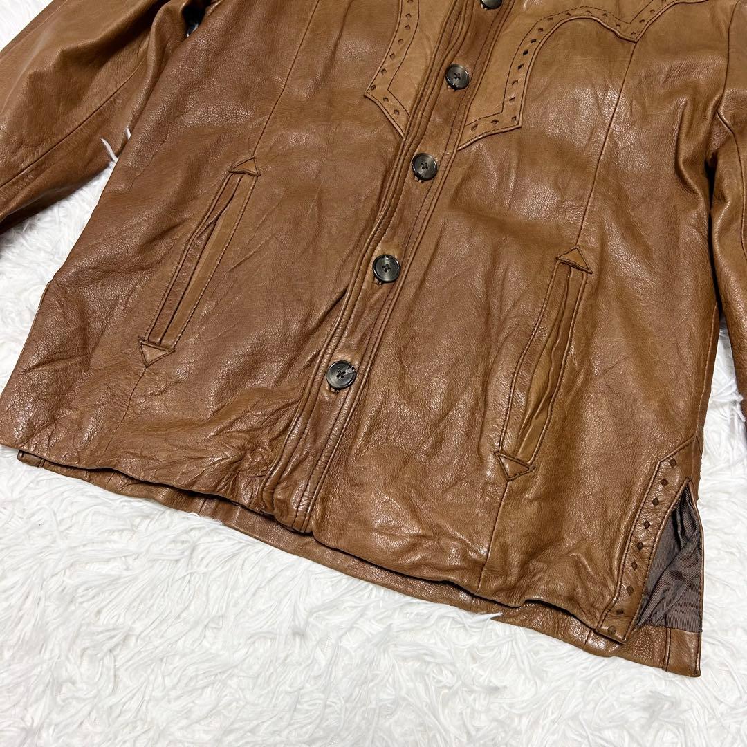 Schott ショット ウエスタン カウレザー ジャケット M メダリオン 本革