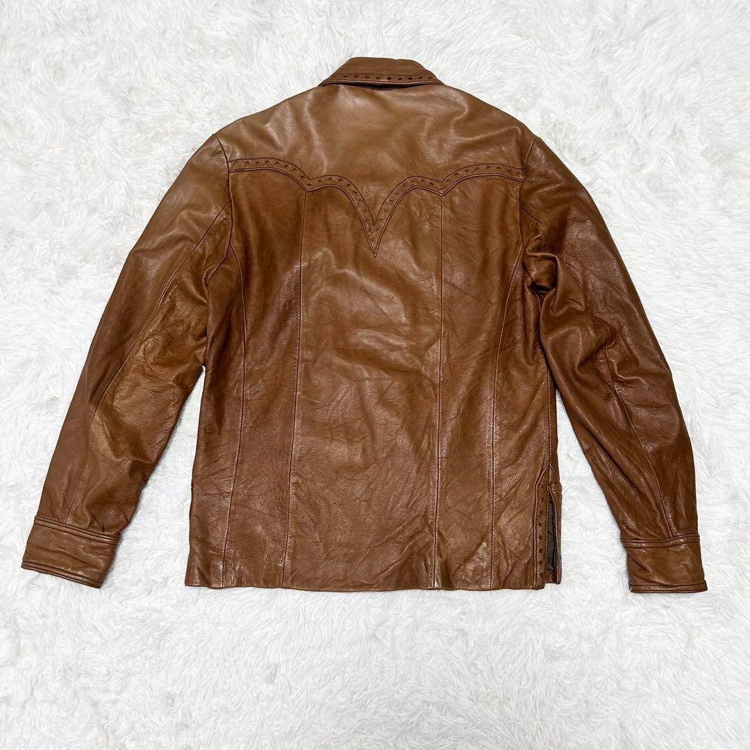 Schott ショット ウエスタン カウレザー ジャケット M メダリオン 本革