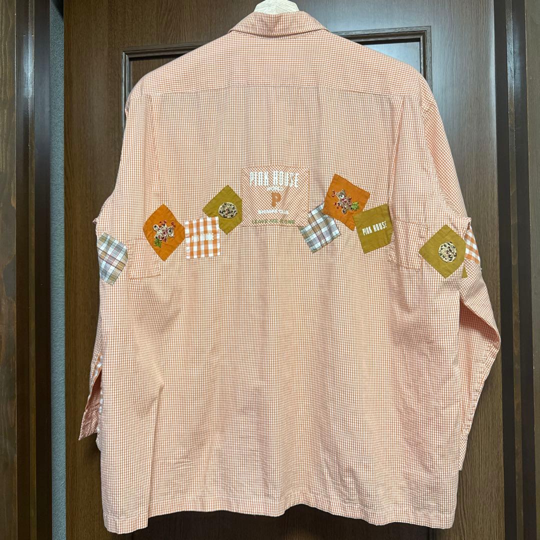 【美品】pink house シャツ　くまさん　クッキー