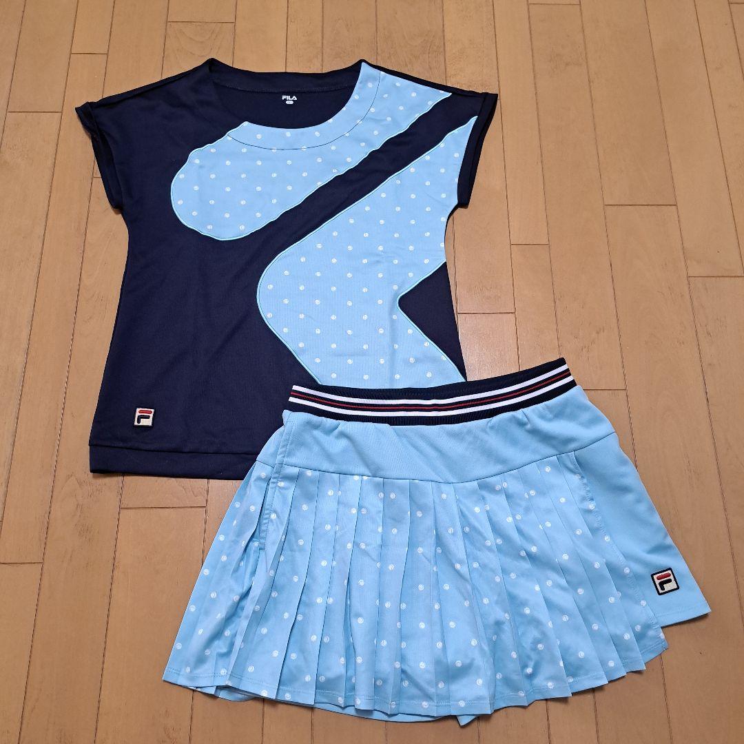 美品⭐フィラ⭐Tシャツ　スカート　ショートパンツ　上下セット　セットアップL