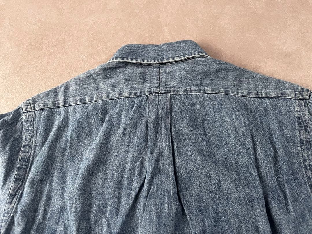 【定番】Ralph Lauren ボタンダウン デニム シャツ ダンガリー