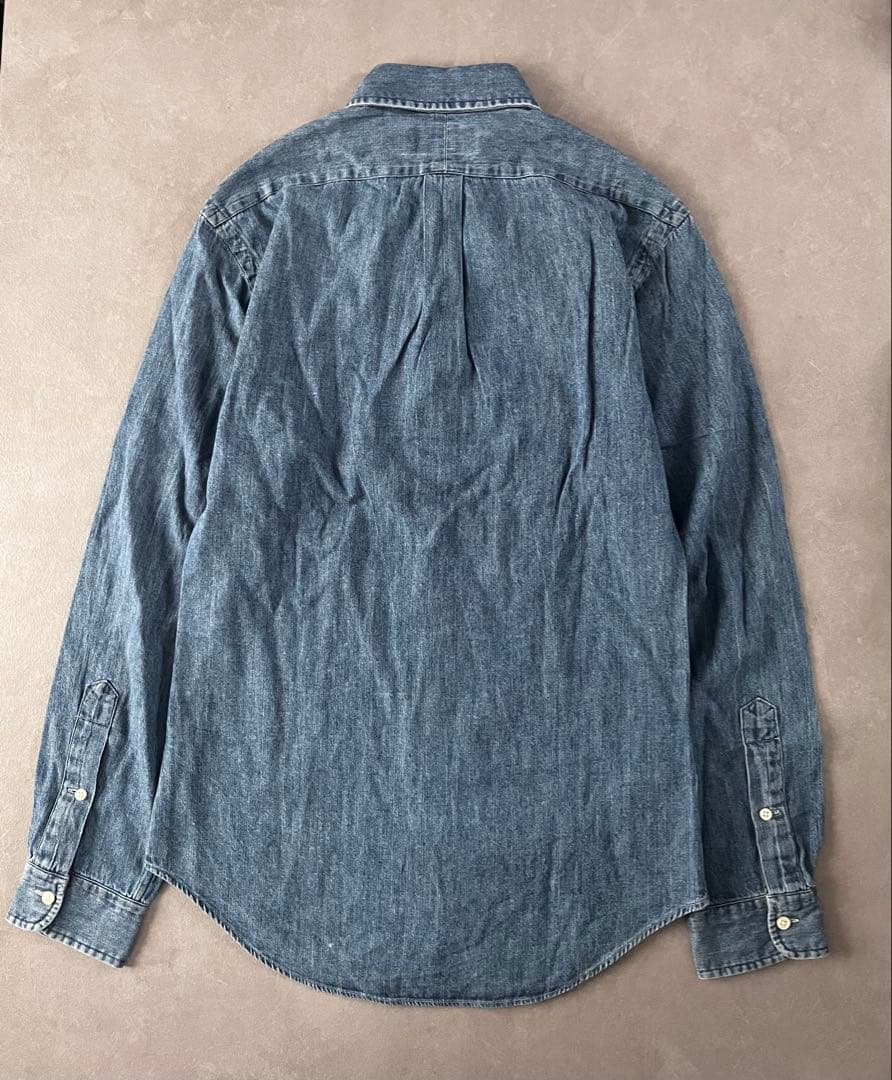 【定番】Ralph Lauren ボタンダウン デニム シャツ ダンガリー