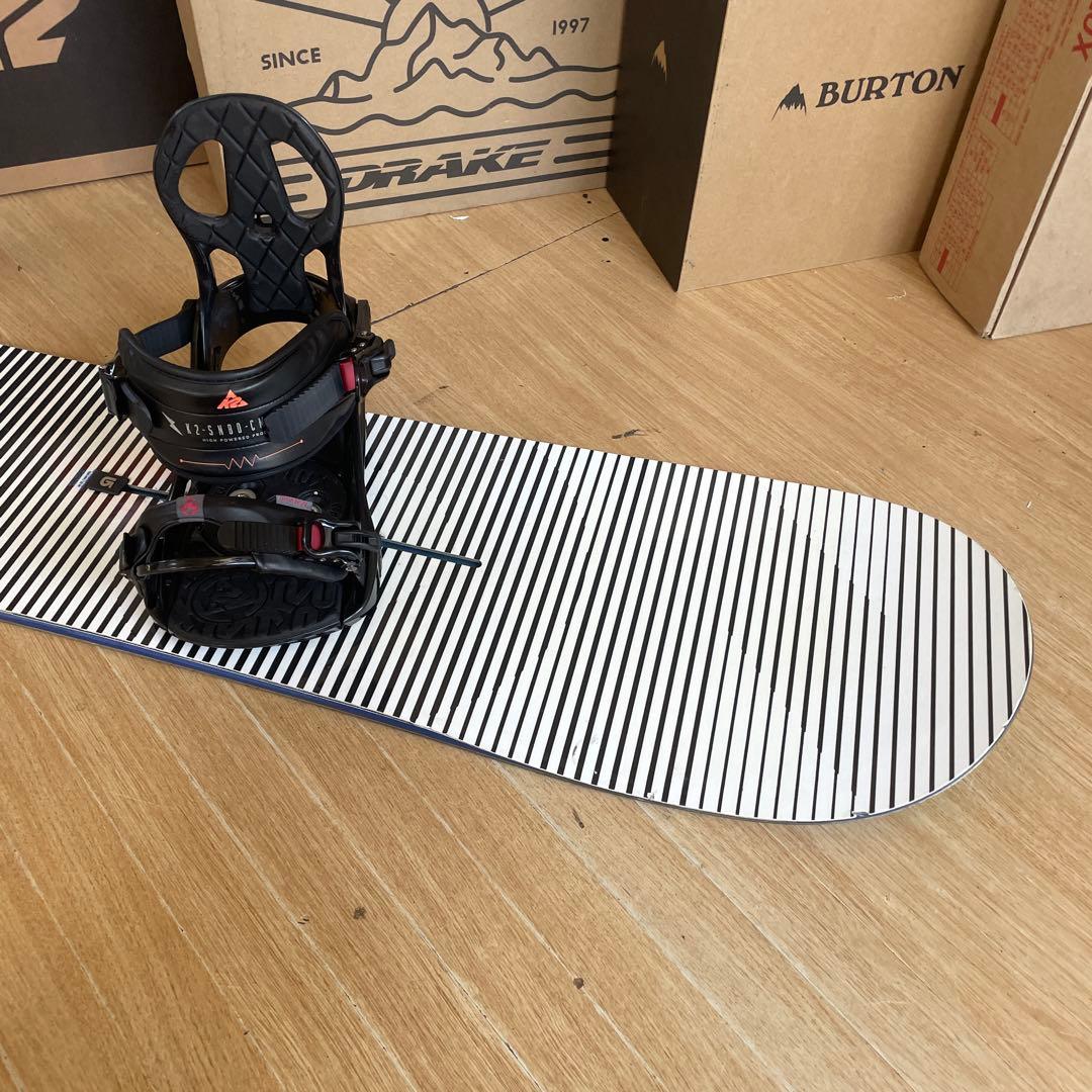 BURTON×K2　バートン　スノーボード　シャーロック160　バインディング付