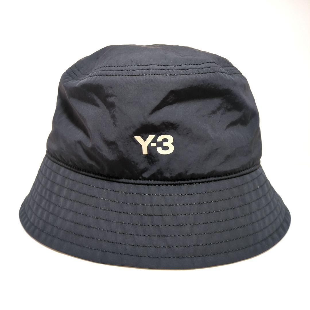 【美品】Y-3　バケットハット　ブラック　ナイロン　アディダス