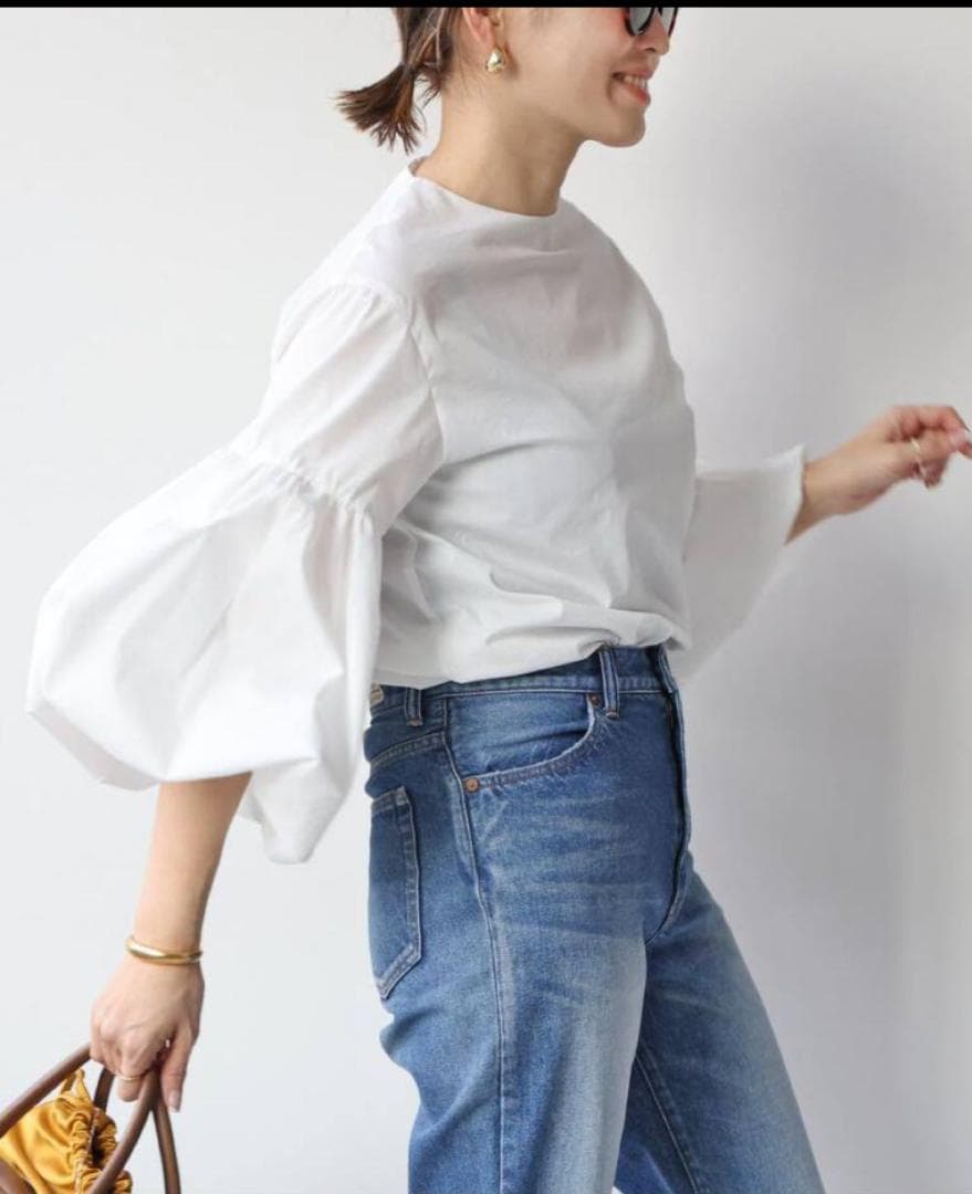 【新品】Deuxieme Classe CELERI パフスリーブ シャツ