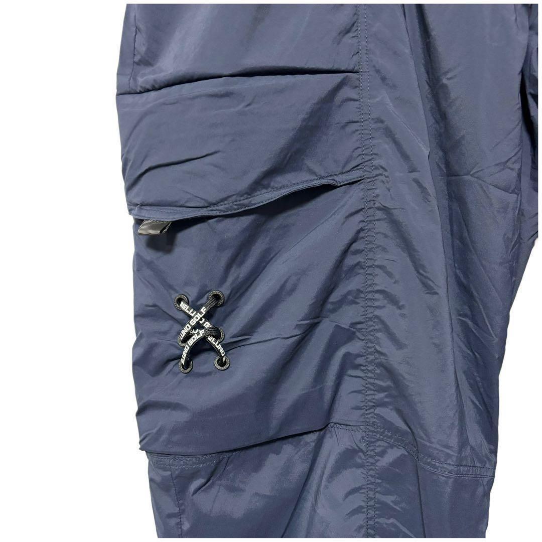 ラッセルノ ゴルフ コンバットポケット ナイロン ロングパンツ ネイビー 2XL