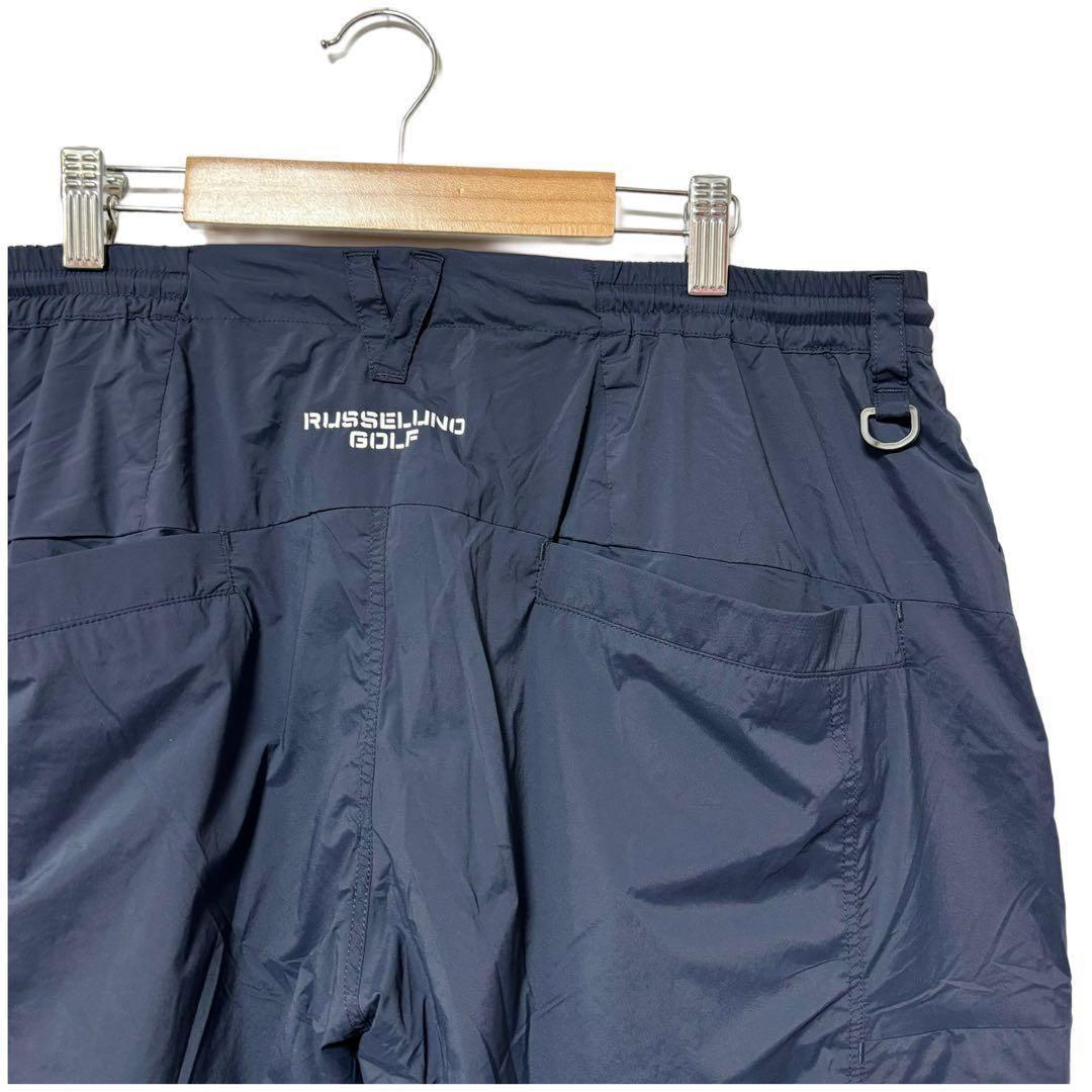 ラッセルノ ゴルフ コンバットポケット ナイロン ロングパンツ ネイビー 2XL