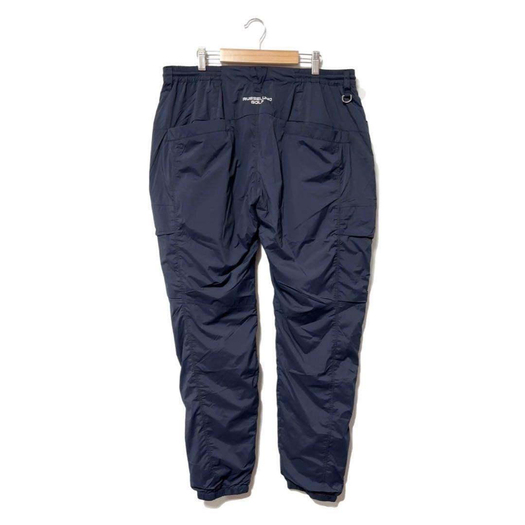 ラッセルノ ゴルフ コンバットポケット ナイロン ロングパンツ ネイビー 2XL