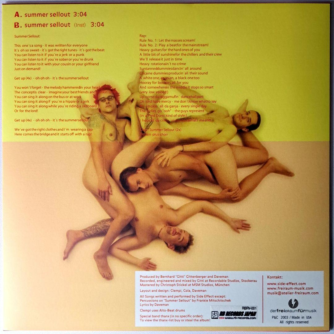 Side Effect　Summer Sellout　レコード　EP　7インチ