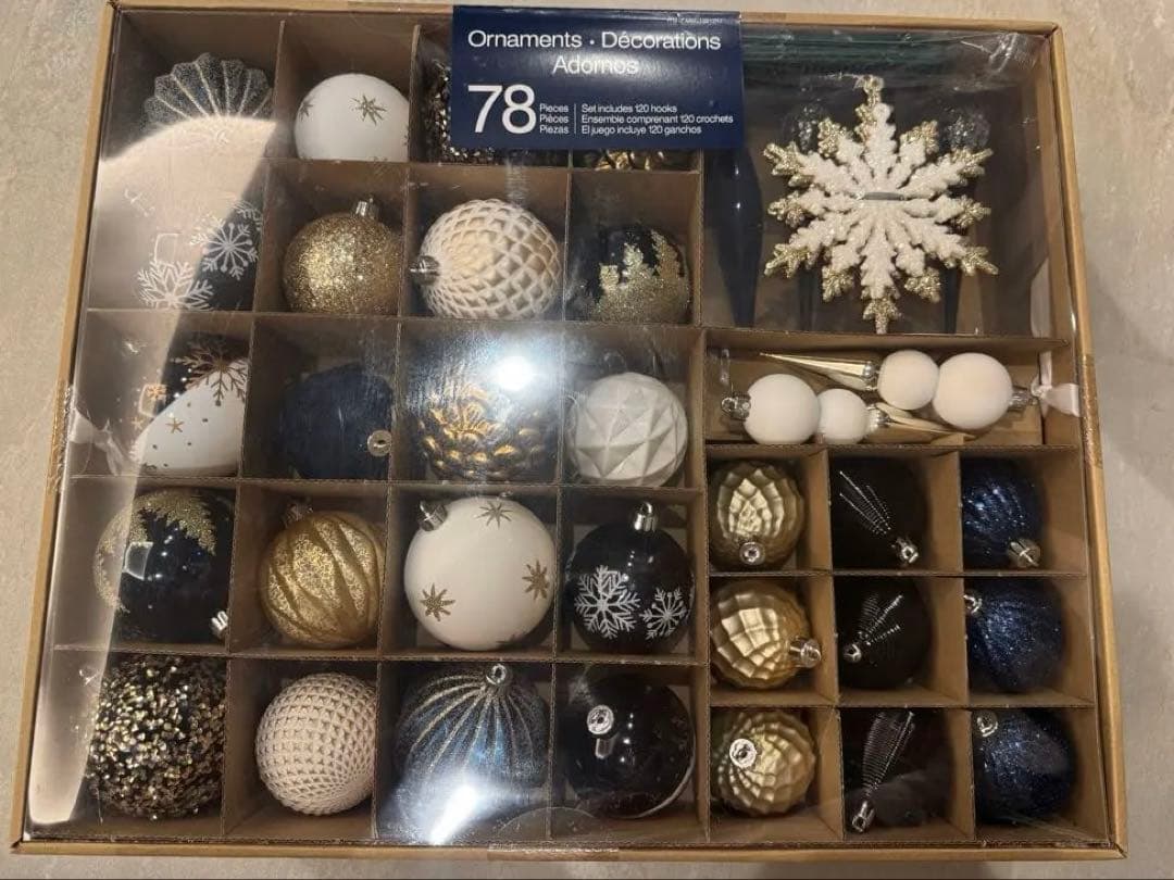 クリスマスオーナメント78個セット