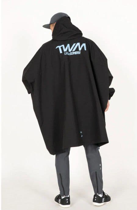 LUZeSOMBRA　TWM　ライトテックポンチョ　ブラック　収納袋付　美品