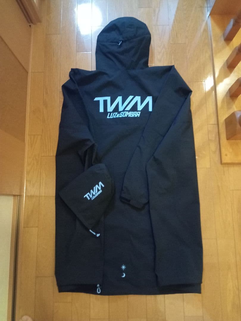 LUZeSOMBRA　TWM　ライトテックポンチョ　ブラック　収納袋付　美品