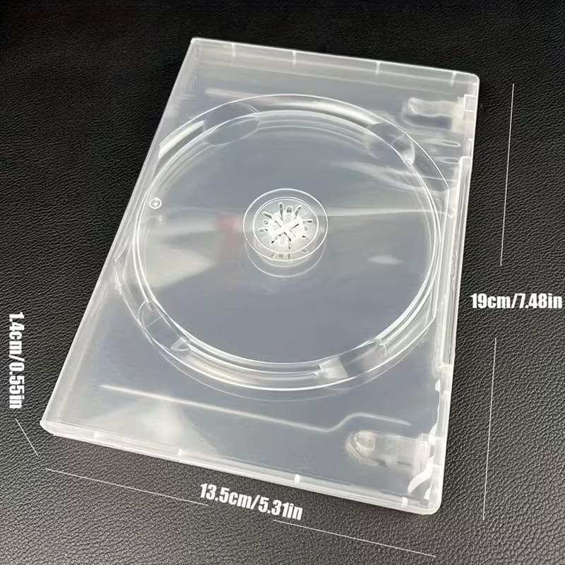 DVDケース 2枚収納 DVDトールケース クリア 100個