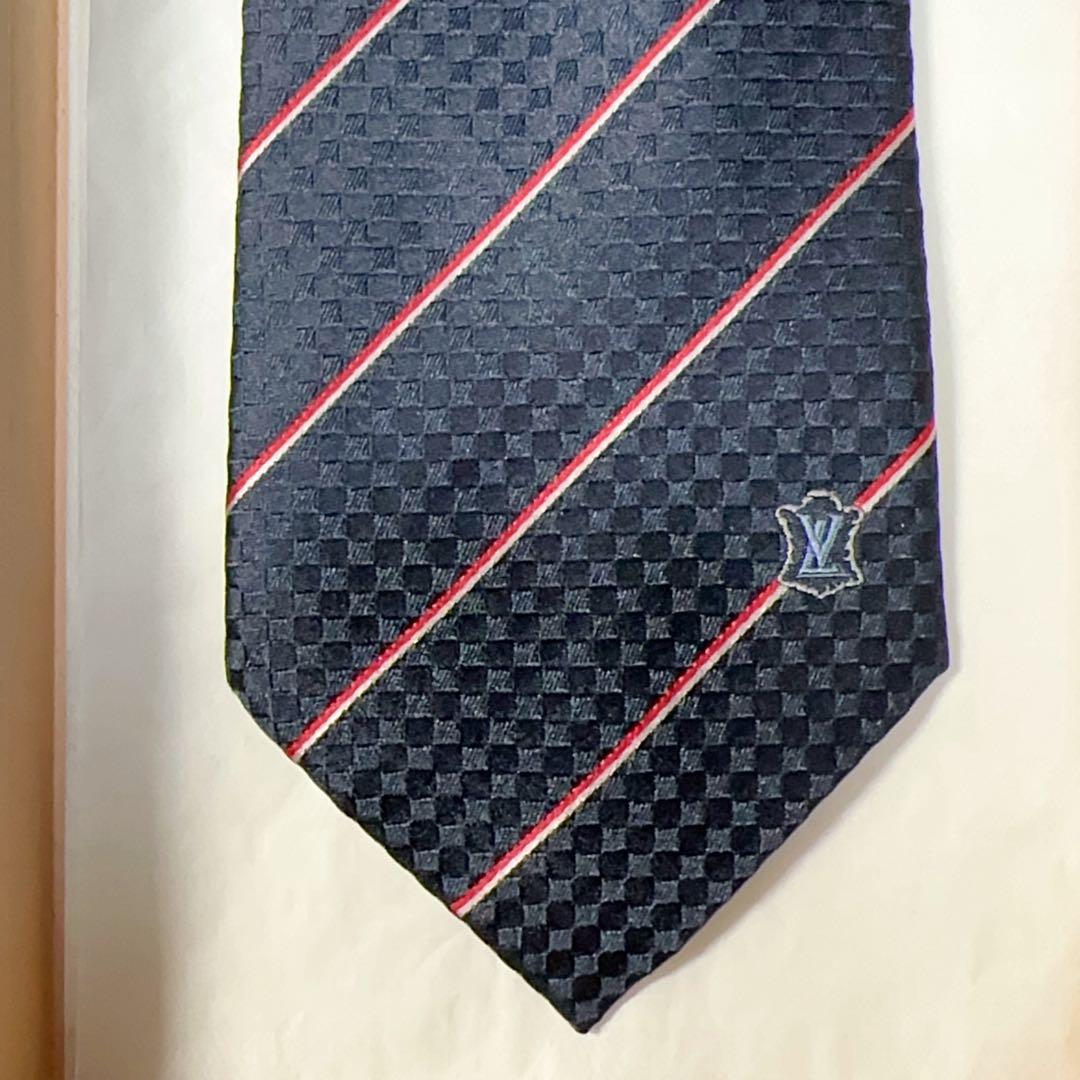 【新品未使用】LOUIS VUITTON ルイヴィトン ネクタイ ダミエ