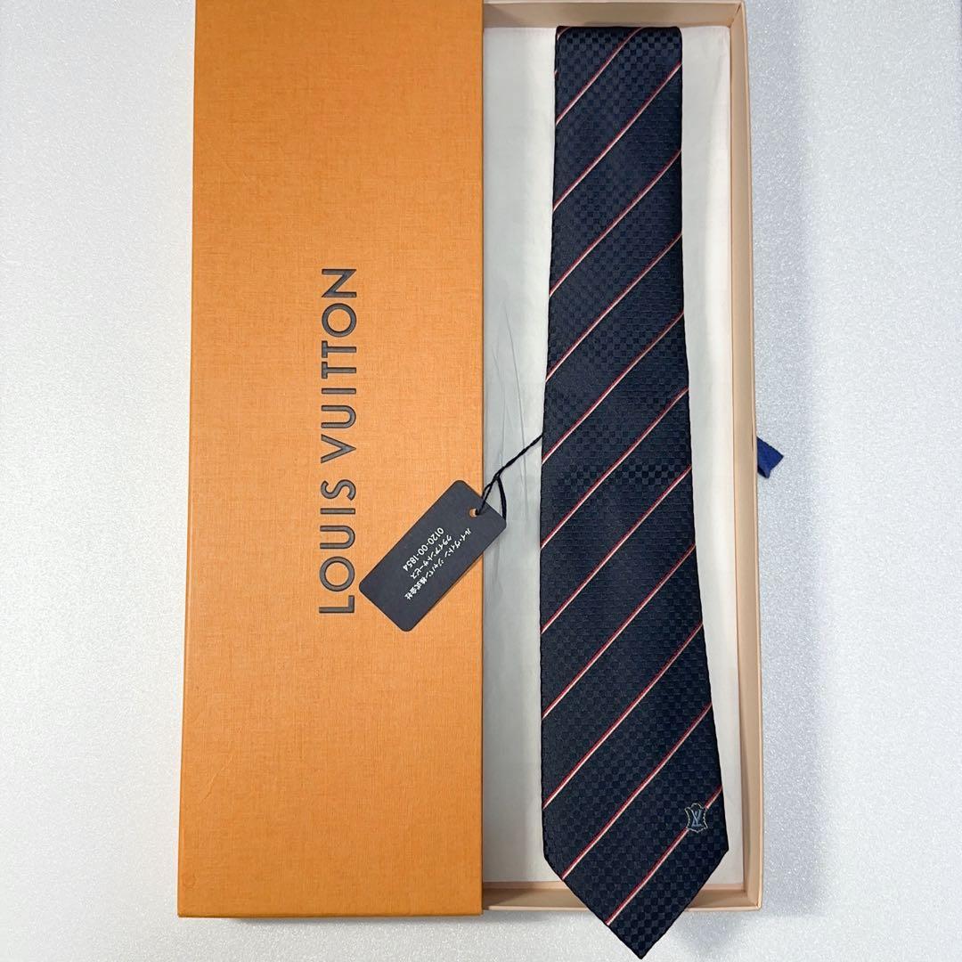 【新品未使用】LOUIS VUITTON ルイヴィトン ネクタイ ダミエ