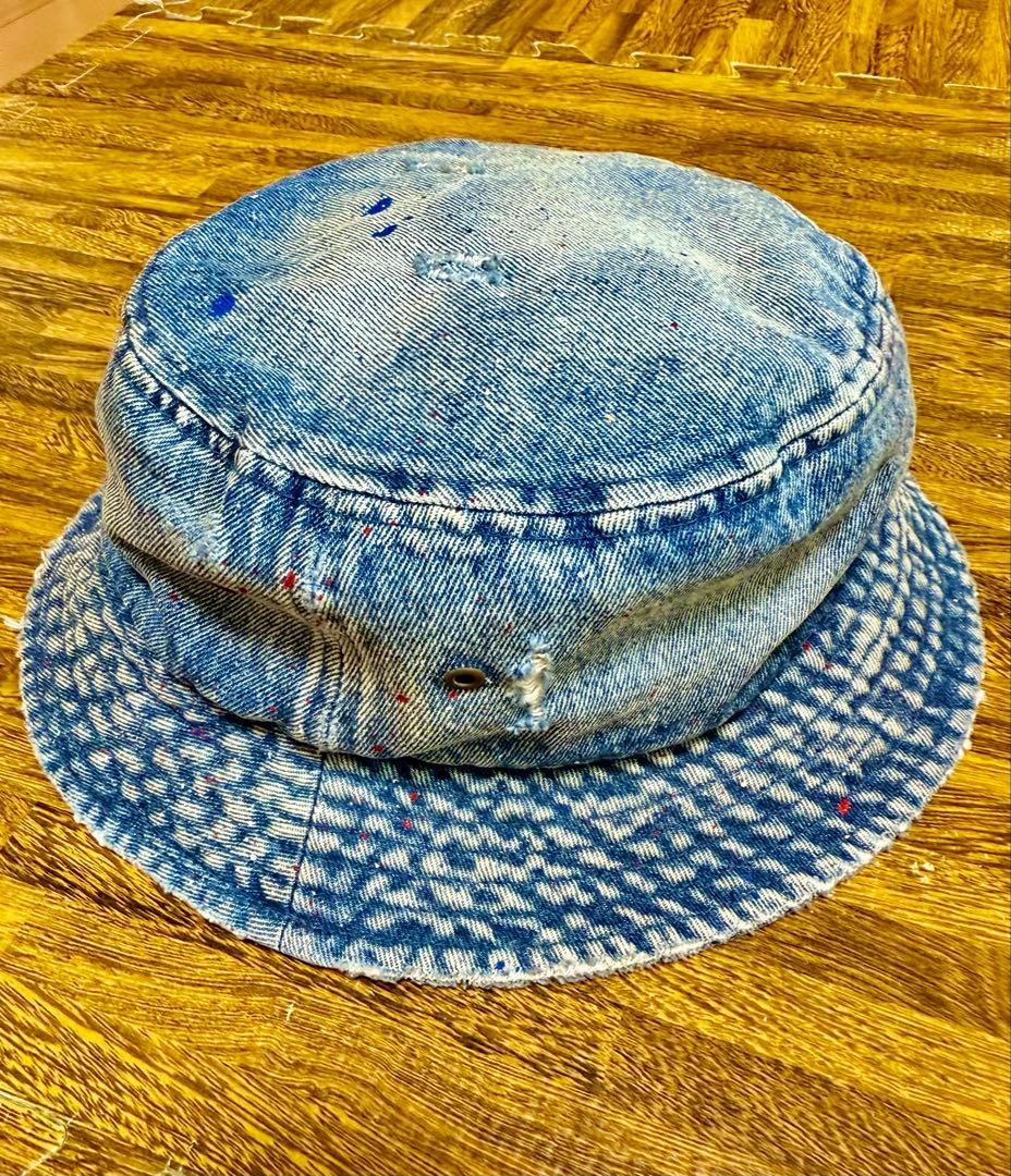 新品☆TMTヴィンテージ加工★デニムバケットハット
