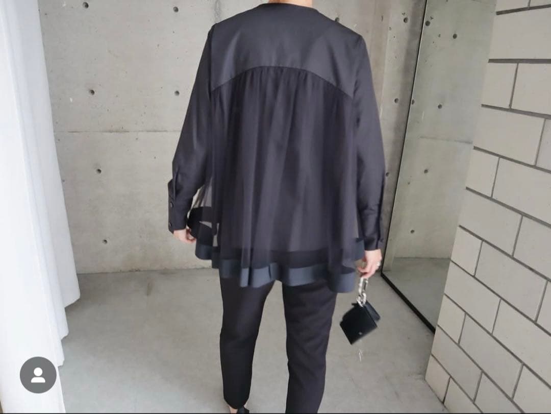 ella tull layered blouse チュールレイヤードブラウス