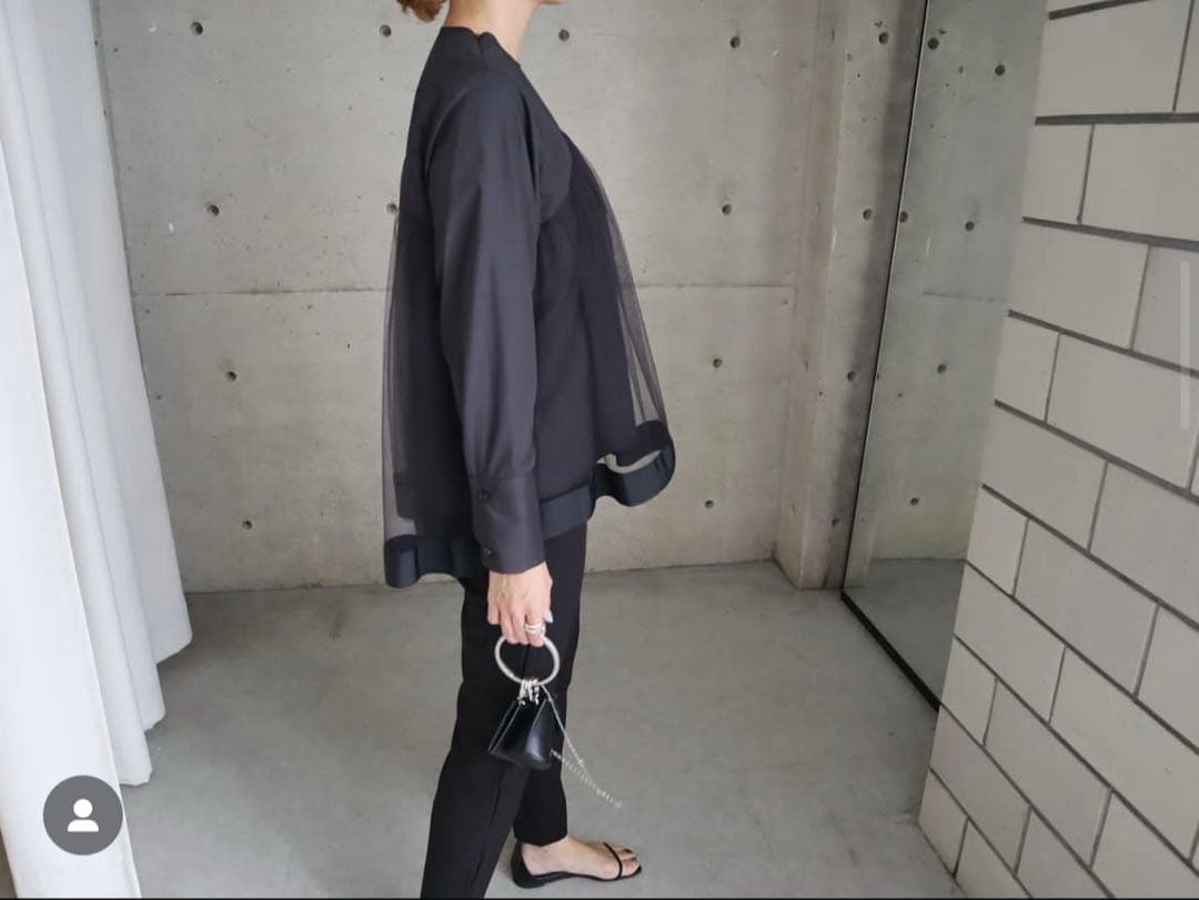 ella tull layered blouse チュールレイヤードブラウス