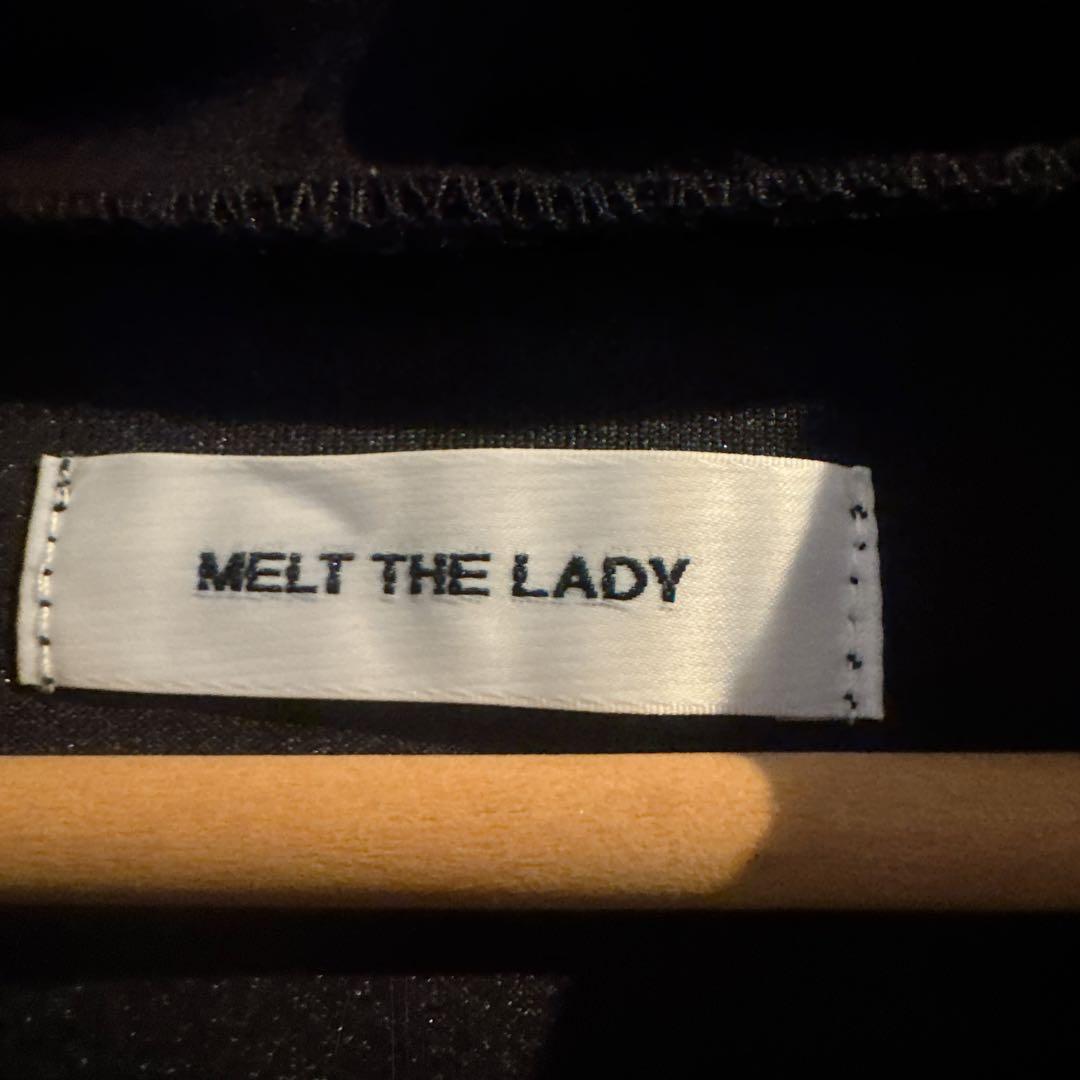 りっか 美品 melt the lady body jersey パーカー