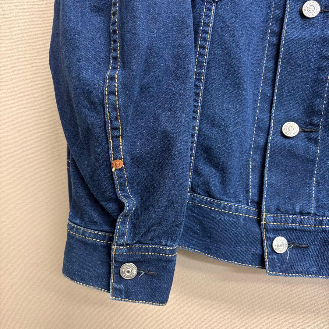 ビッグサイズ！Levi's デニムジャケットTYPE1 ダークブルー　XXL