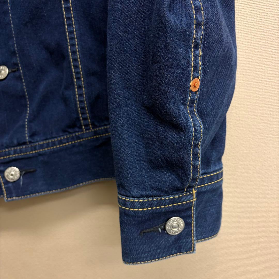 ビッグサイズ！Levi's デニムジャケットTYPE1 ダークブルー　XXL