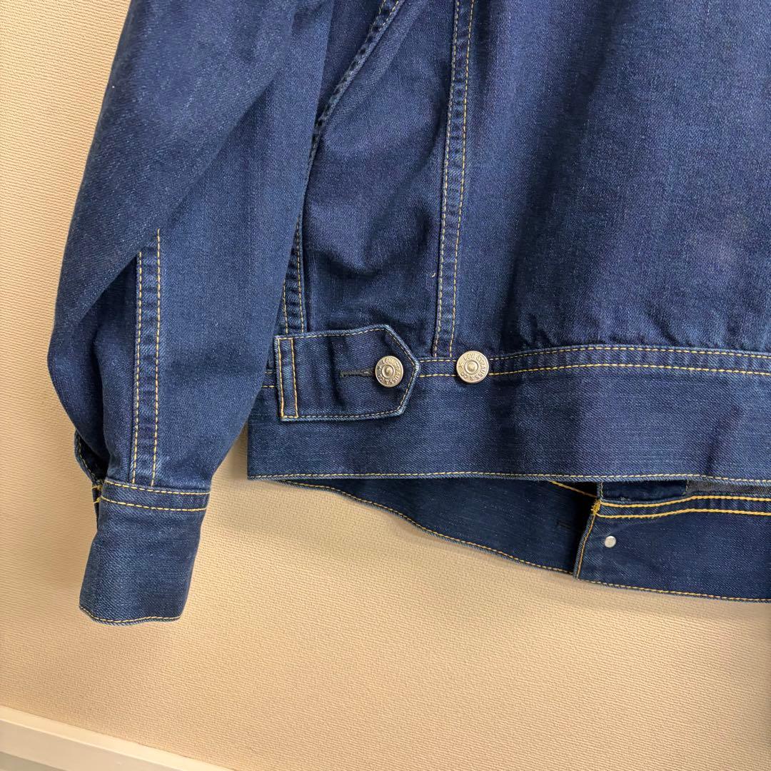 ビッグサイズ！Levi's デニムジャケットTYPE1 ダークブルー　XXL