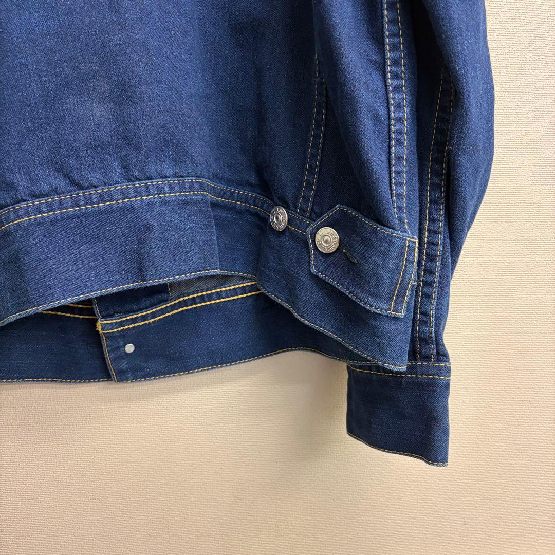 ビッグサイズ！Levi's デニムジャケットTYPE1 ダークブルー　XXL