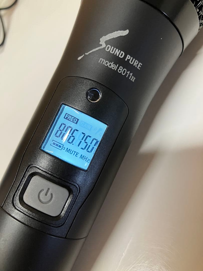 E02 SOUND PURE サウンドピュア ワイヤレスマイク 受信機　付属品有