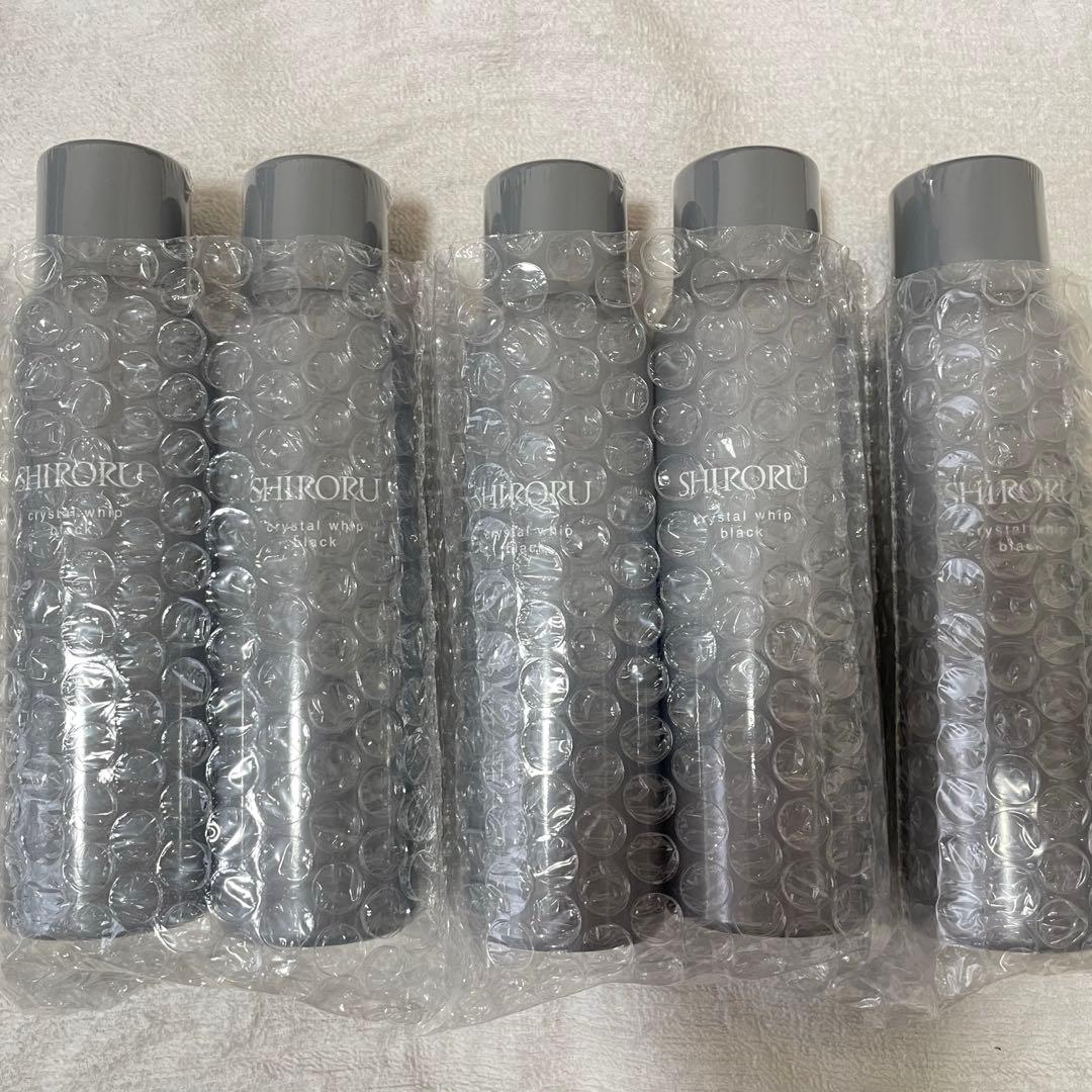 SHIRORU クリスタルホイップ ブラック 未開封 定期購入品 5本セット