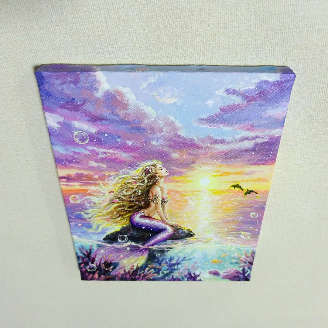 マ*Y様 【陽を浴びて】アクリル画 F3 風景画 絵画