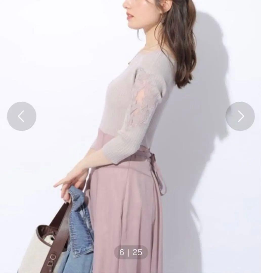 【新品】Apuweiser-riche エンブロイダリードッキングワンピース 1