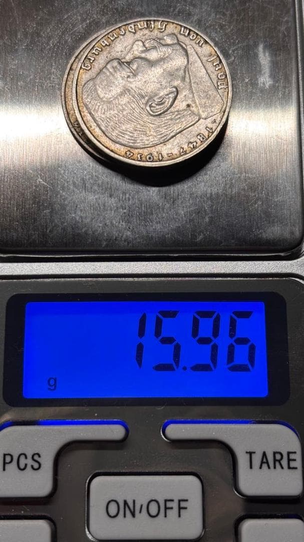 1937A 1938A ドイツ 第三帝国 2ライヒスマルク 銀貨 2枚セット