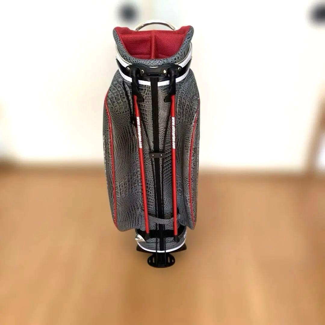 大阪キング、elitegrips キャディバッグ クロコダイル柄 2022