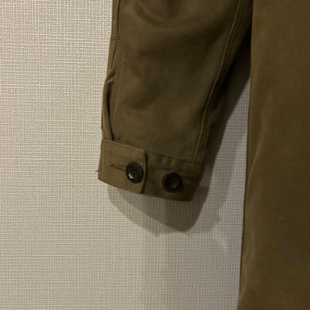 MHL. 中綿ライナー付き ステンカラーコート カーキ
