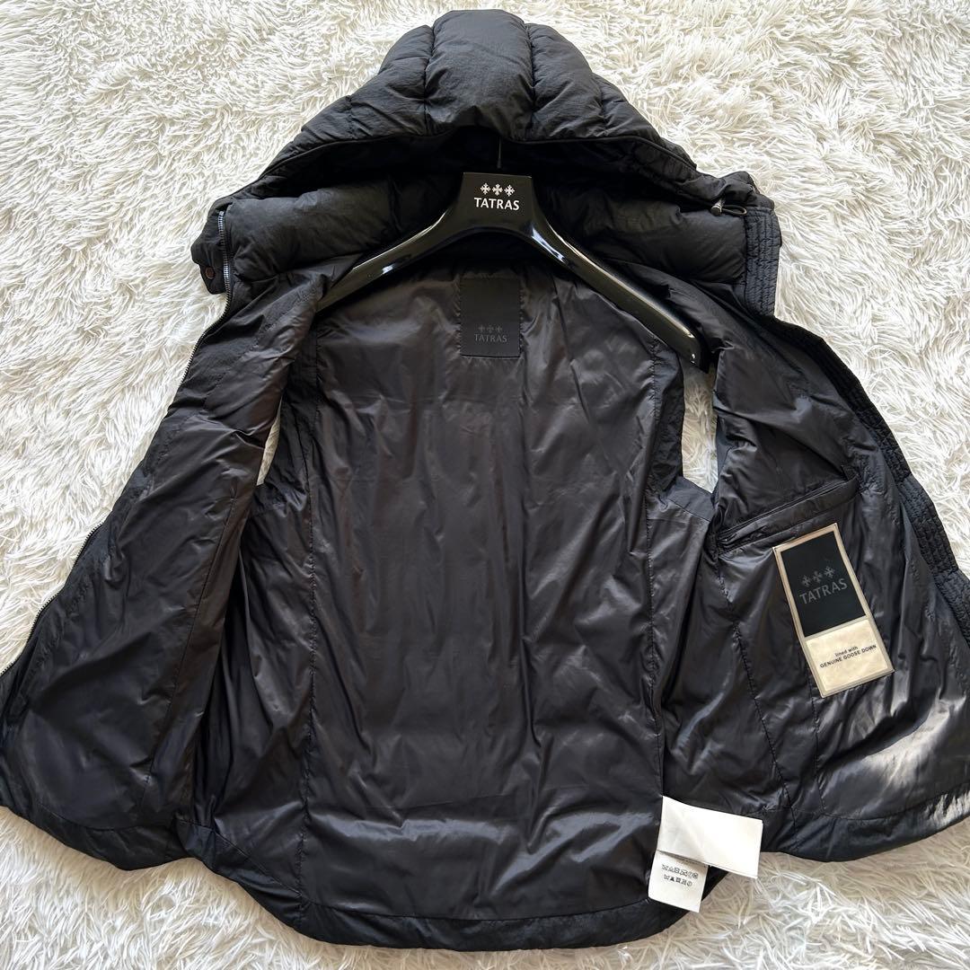 【美品】TATRAS タトラス　ダウンベスト　CURONE クローネ　黒　1