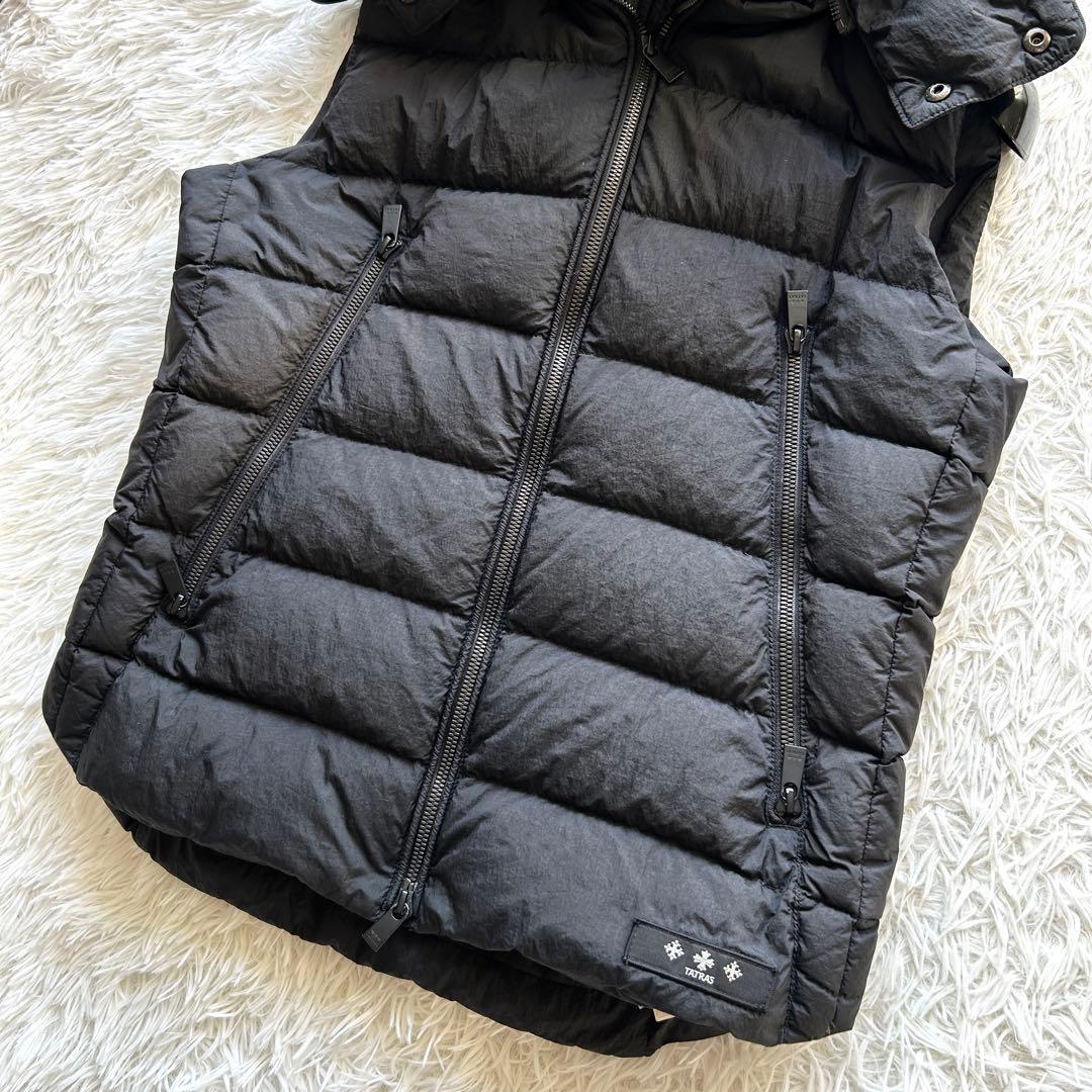 【美品】TATRAS タトラス　ダウンベスト　CURONE クローネ　黒　1