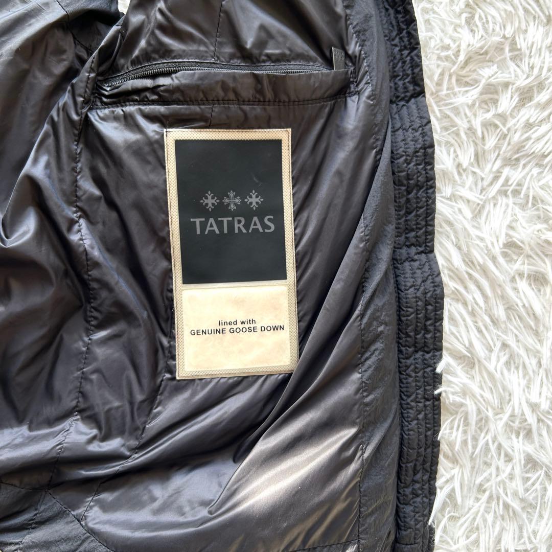 【美品】TATRAS タトラス　ダウンベスト　CURONE クローネ　黒　1