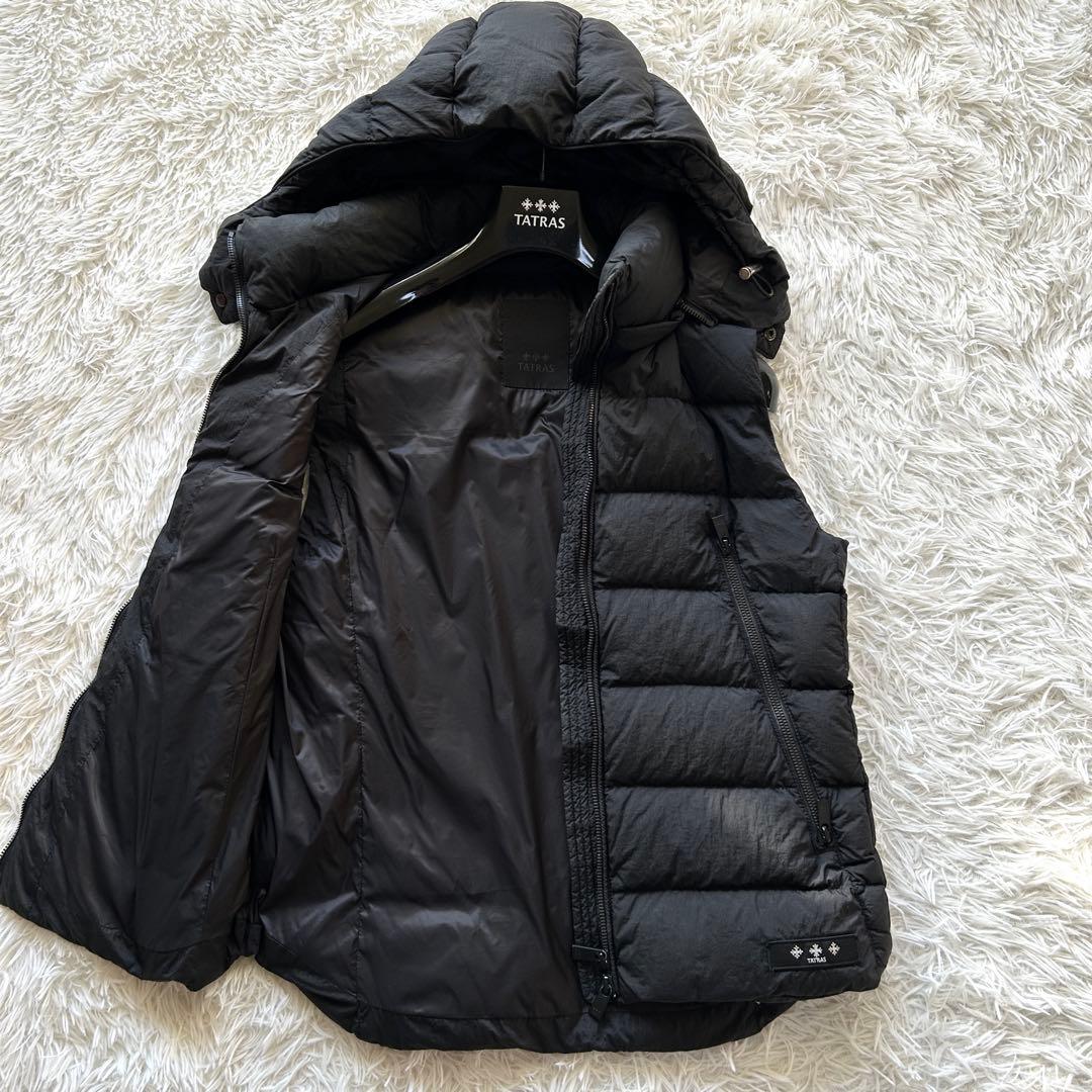 【美品】TATRAS タトラス　ダウンベスト　CURONE クローネ　黒　1