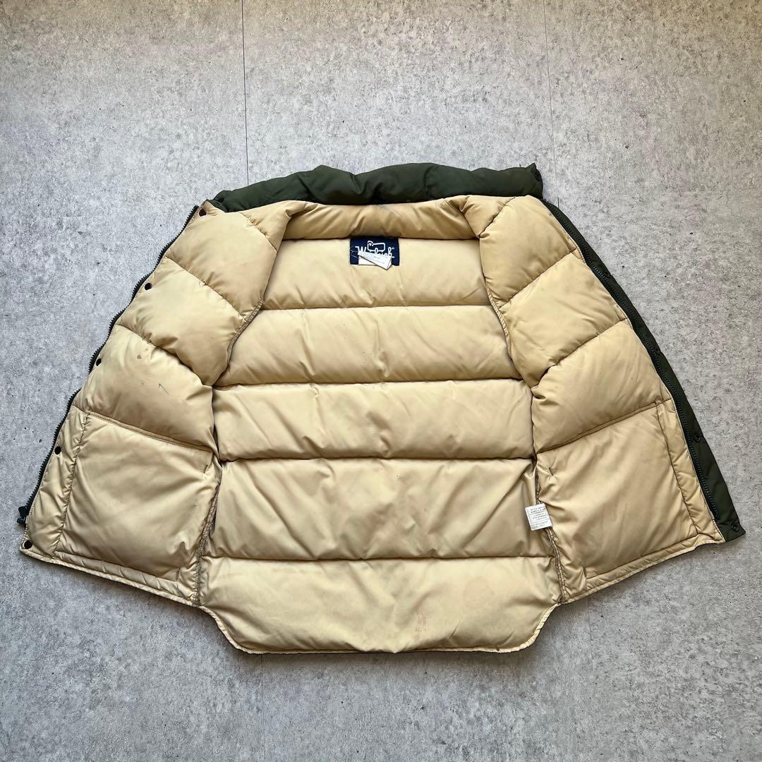 80s Woolrichウールリッチ 60/40クロスダウンベスト USA製
