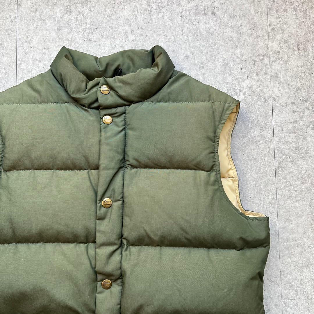 80s Woolrichウールリッチ 60/40クロスダウンベスト USA製