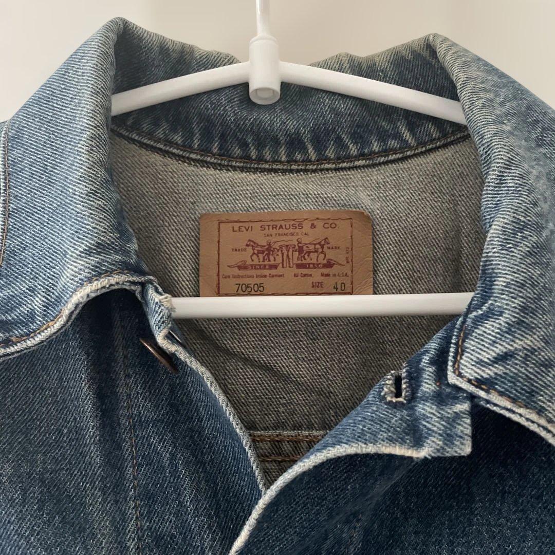 h*7様 圧縮発送Levi's 70505 Gジャン インディゴブルー サイズ4