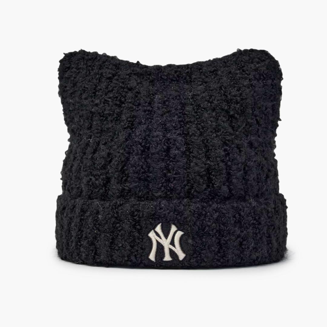 ま*こ様 MLB KOREA 猫耳 ビーニー 新品未開封 韓国限定 カリナ着用