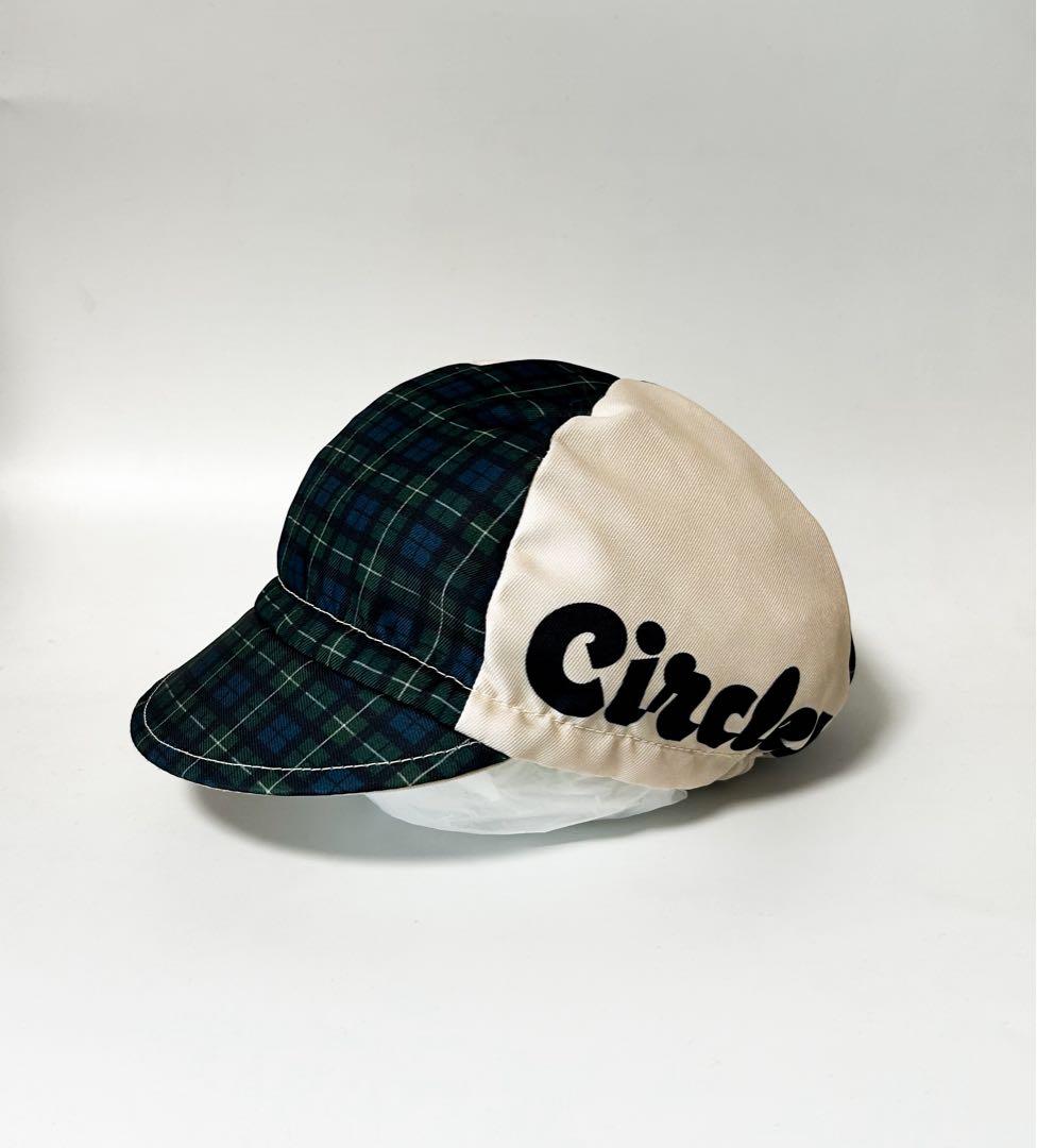 Circles チェック柄 サイクルジャージとサイクルキャップセット