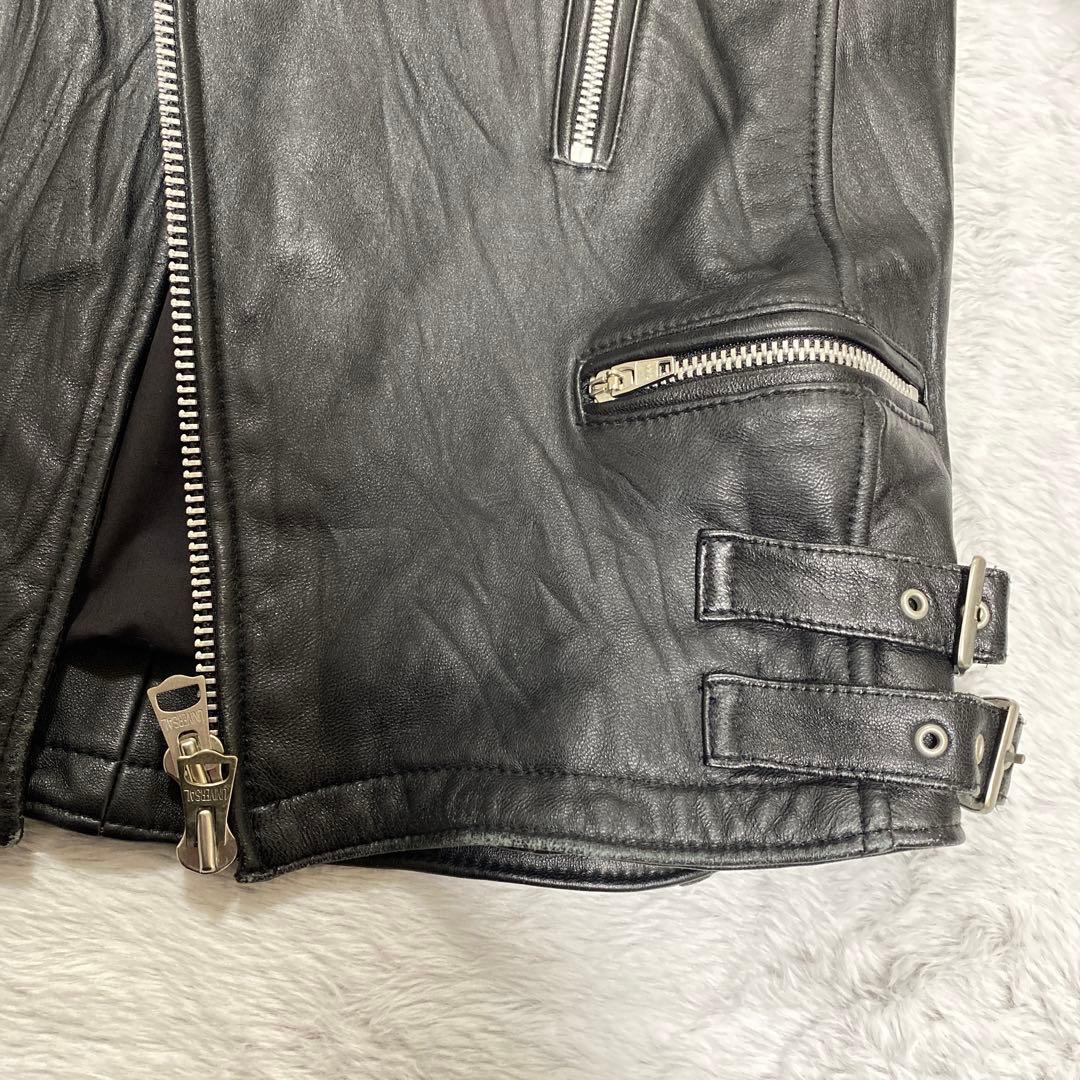 ジャケット・アウター Jackrose 00s lamb leather riders jacket